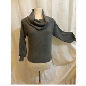 Zara knit cowl neck cropped sweater